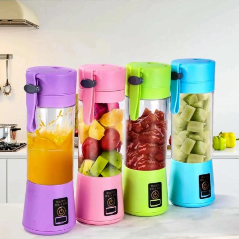 Mini Liquidificador Portátil Com 6 Lâminas