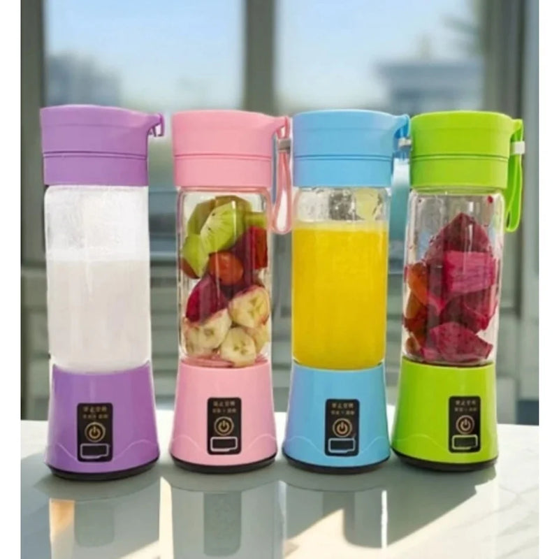 Mini Liquidificador Portátil Com 6 Lâminas